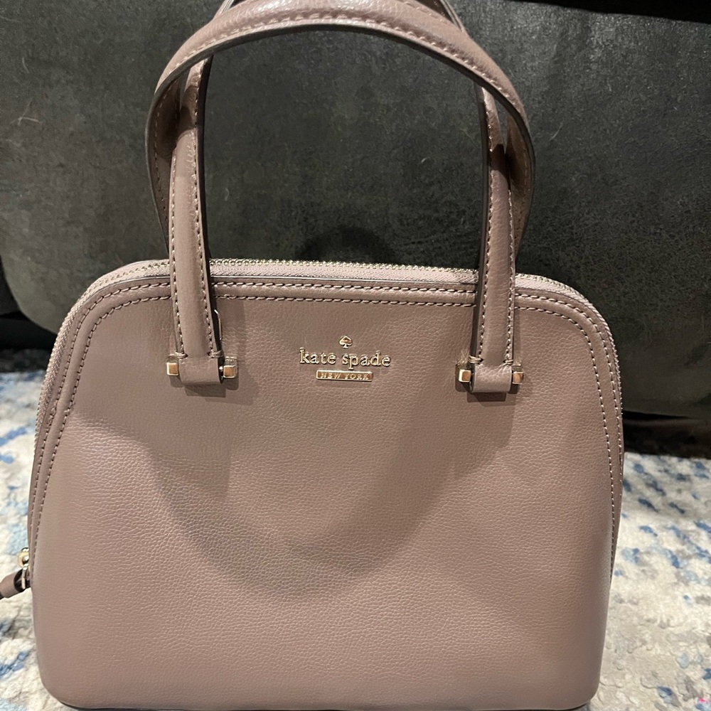 kate spade dome satchel / crossbody mauve